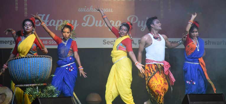 Cultural program in Durga Puja
