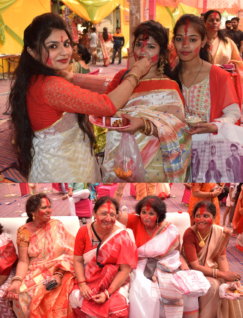 Sindoor Khela in durga puja