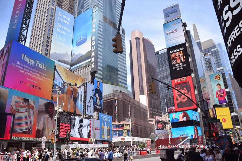 Times Square with Billboards